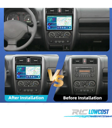 RÁDIO GPS ANDROID 13 SUZUKI JIMNY 07-12