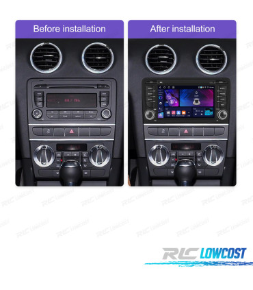 RÁDIO GPS ANDROID 13 AUDI A3 8P 03-13