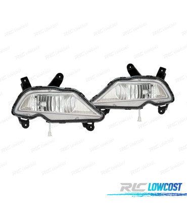 FARÓIS DE NEVOEIRO HYUNDAI I20 3 5P 15- TRANSPARENTES