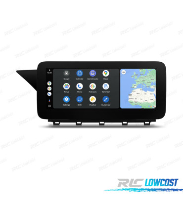 RÁDIO GPS ANDROID 14 MERCEDES GLK X204 08-12