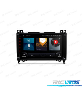 RÁDIO GPS ANDROID 13 MERCEDES-BENZ W639 9" QUALCOMM SNAPDRAGON 665