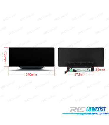 RÁDIO GPS ANDROID 13 AUDI Q3 12.3" 4GB+64GB