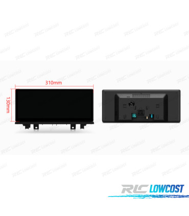 RÁDIO GPS ANDROID 14 BMW X1 F48 / X2 F39 EVO 12.3" 8GB+256GB