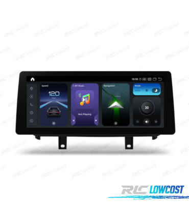 RÁDIO GPS ANDROID 14 BMW X5 F15 / X6 F16 EVO 12.3" 8GB+128GB