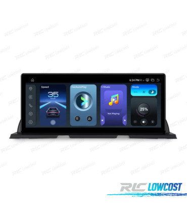 RÁDIO GPS ANDROID 14 BMW SÉRIE 6 F06 / F12 / F13 NBT 12.3" 8GB+256GB