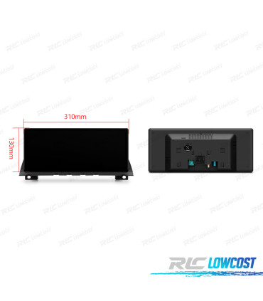 RÁDIO GPS ANDROID 14 BMW SÉRIE 7 F01 / F02 NBT 12.3" 8GB+256GB