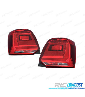 FAROLINS VW VOLKSWAGEN POLO 6C 14-17 VERMELHO ESCURO