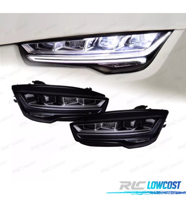 FARÓIS AUDI A7 FACELIFT 16-18 INTERMITENTES LED DINÂMICOS OEM LED