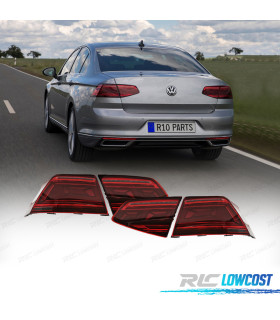 FAROLINS TRASEIROS VOLKSWAGEN VW PASSAT B8 15-19 LOOK 8.5