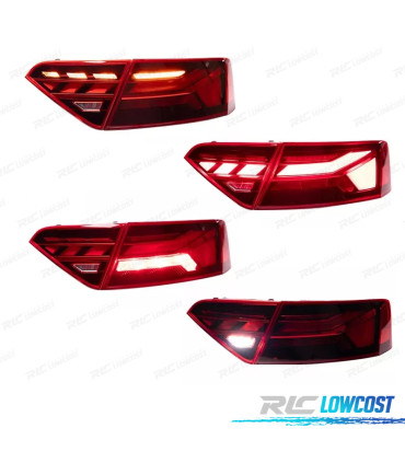 FAROLINS TRASEIROS AUDI A5 07-12 LOOK A5 2020