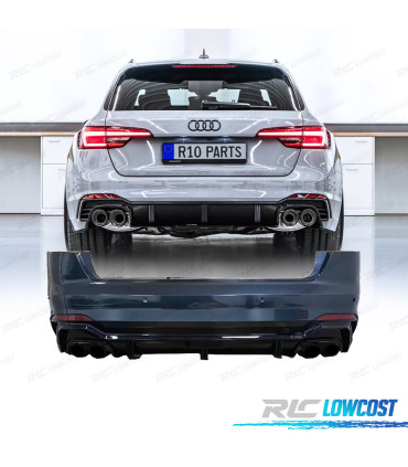 PARACHOQUE TRASEIRO AUDI A4 17-20 LOOK RS4 ABT