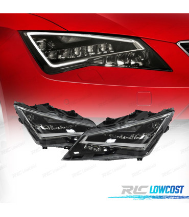 FARÓIS LED SEAT LEON 13-17