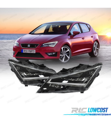 FARÓIS LED SEAT LEON 13-17