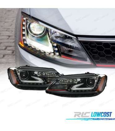 FARÓIS XENON VOLKSWAGEN JETTA 12-18 LOOK GLI
