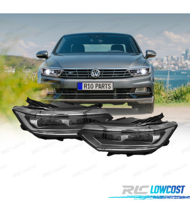 FARÓIS VOLKSWAGEN PASSAT 15-19 LOOK B8.5
