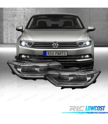 FARÓIS VOLKSWAGEN PASSAT 15-19 LOOK B8.5 LED