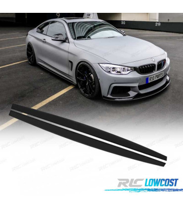 EMBALADEIRAS LATERAIS BMW F32 F33 F36 LOOK M PERFORMANCE PRETO BRILHANTE
