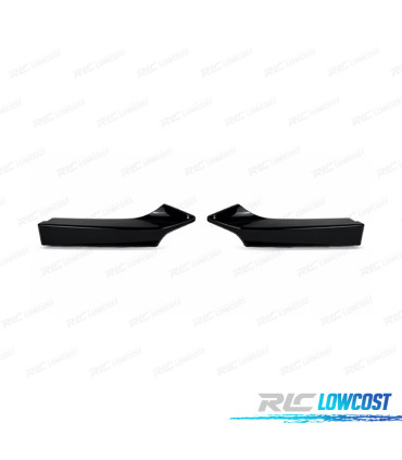 SPLITTERS BMW F22 14-21 LOOK M PRETO BRILHANTE