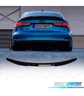 AILERON AUDI A3 8V 12-20 PRETO BRILHANTE