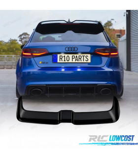 AILERON AUDI A3 8V 12-20 LOOK OETTINGER PRETO BRILHANTE