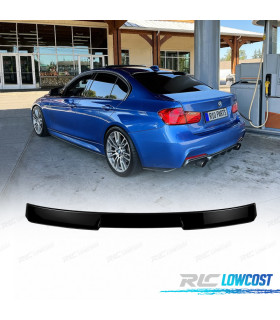 AILERON VIDRO TRASEIRO BMW F30 LOOK M4 PRETO BRILHANTE