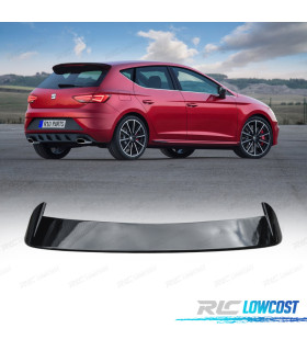AILERON SPOILER SEAT LEON MK3 5P 13-20 PRETO BRILHANTE