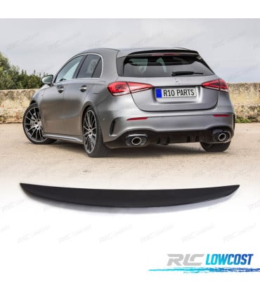 AILERON DE TETO MERCEDES CLASE A W177 18-22 LOOK AMG A45 PRETO BRILHANTE