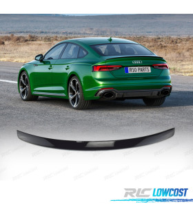 AILERON SPOILER TRASEIRO AUDI A5 SPORTBACK 16-21 PRETO BRILHANTE