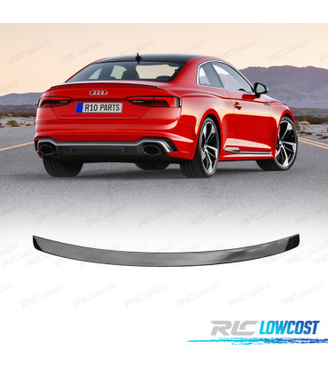 SPOILER AILERON AUDI A5 F5 3D COUPE CABRIO 16- PRETO BRILHANTE