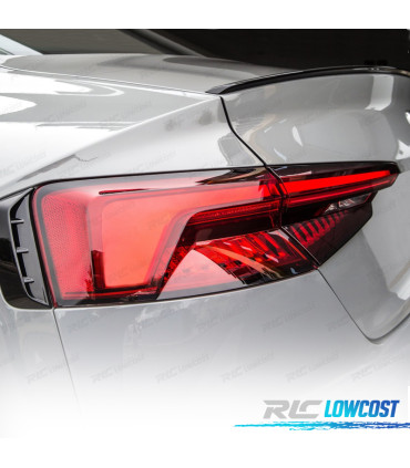 SPOILER AILERON AUDI A5 F5 3D COUPE CABRIO 16- PRETO BRILHANTE