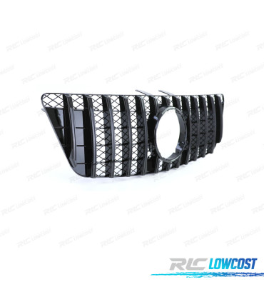GRELHA FRONTAL MERCEDES M ML W164 08-11 LOOK AMG PRETO BRILHANTE
