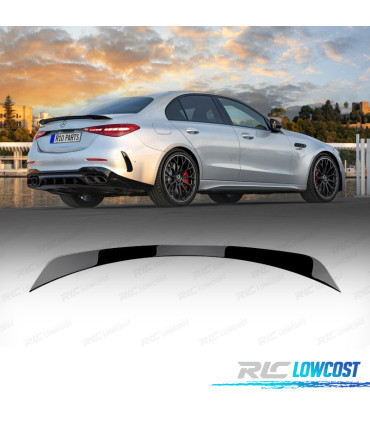AILERON MERCEDES CLASE C W206 21- LOOK AMG C63 PRETO BRILHANTE