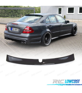 SPOILER TETO MERCEDES CLASE E W211 02-06 LOOK AMG PRETO BRILHANTE