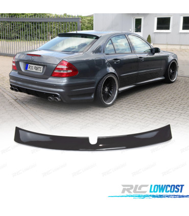 SPOILER TETO MERCEDES CLASE E W211 02-06 LOOK AMG PRETO BRILHANTE