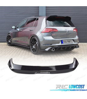 AILERON VOLKSWAGEN VW GOLF VII 7 HATCHBACK 12-20 LOOK EVO1 SPORT PRETO BRILHANTE