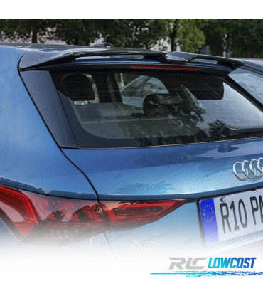 AILERON AUDI A3 8Y 20- PRETO BRILHANTE ABS