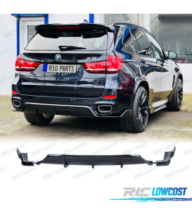 DIFUSOR BMW X5 F15 12-18 LOOK M PERFORMANCE PRETO BRILHANTE