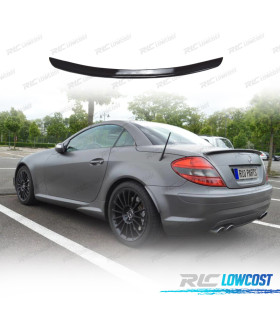 AILERON SPOILER MERCEDES SLK R171 04-11 LOOK AMG PRETO BRILHANTE
