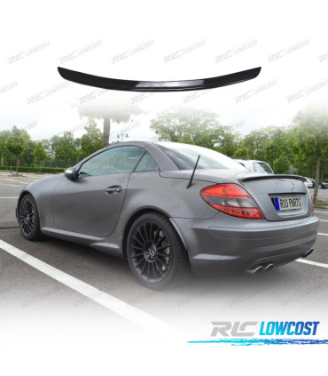 AILERON SPOILER MERCEDES SLK R171 04-11 LOOK AMG PRETO BRILHANTE