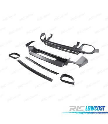 PARA-CHOQUES TRASEIRO PORSCHE CAYENNE 958 14-17 LOOK TURBO