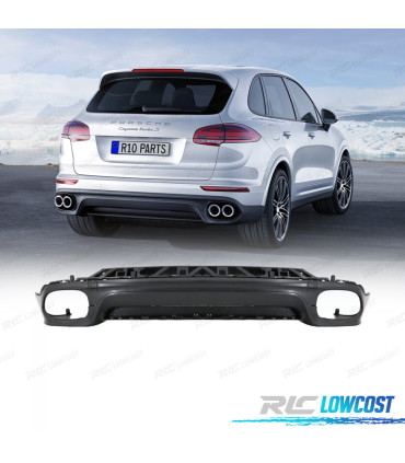 PARA-CHOQUES TRASEIRO PORSCHE CAYENNE 958 14-17 LOOK TURBO