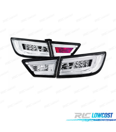 FAROLINS TRASEIROS RENAULT CLIO 4 13-16 LIGHT BAR FUNDO CROMADO