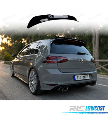 AILERON SPOILER TRASEIRO VOLKSWAGEN VW GOLF 7 GTI GTD R 12-17 PRETO BRILHANTE
