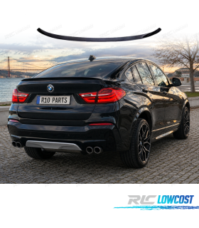 AILERON SPOILER BMW X4 F26 14-18 LOOK M PRETO BRILHANTE
