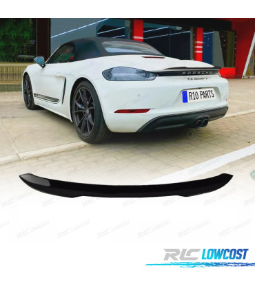 AILERON PORSCHE CAYMAN 718 BOXSTER 17- PRETO BRILHANTE