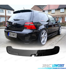 AILERON VOLKSWAGEN VW GOLF 4 97-03 ASPECTO R32 PRETO BRILHANTE
