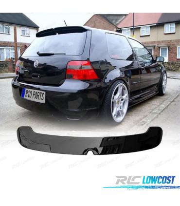 AILERON VOLKSWAGEN VW GOLF 4 97-03 ASPECTO R32 PRETO BRILHANTE