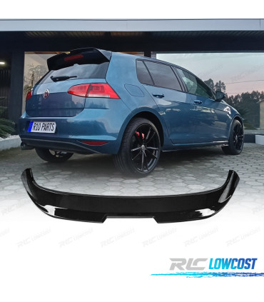 SPOILER AILERON VOLKSWAGEN VW GOLF 7 7.5 LOOK R-LINE PRETO BRILHANTE