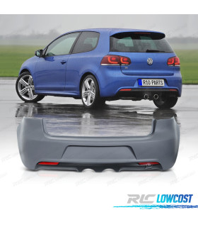 PARA-CHOQUES TRASEIRO VOLKSWAGEN VW GOLF 6 08-12 LOOK R20