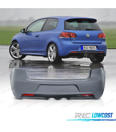 PARA-CHOQUES TRASEIRO VOLKSWAGEN VW GOLF 6 08-12 LOOK R20